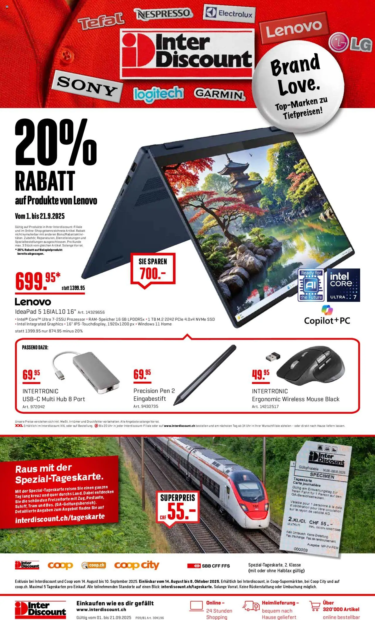 Interdiscount Aktionen - Seite 1- gültig ab 01.09.2025