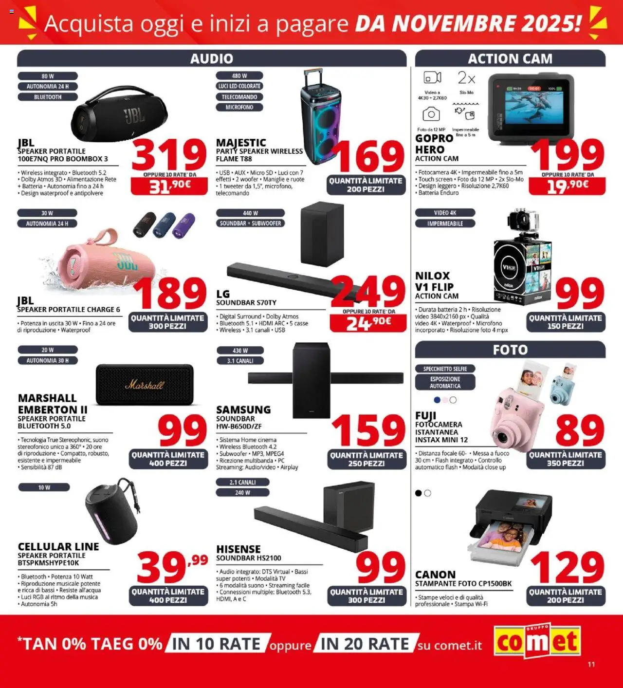 Volantino Comet	 - pagina 11 - valido dal 17/07/2025