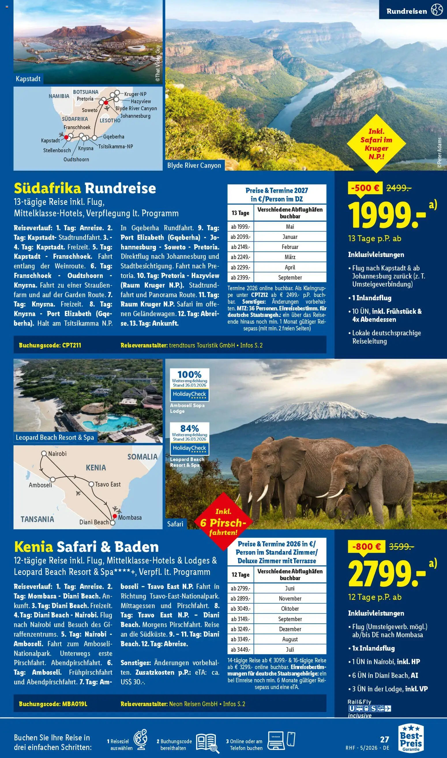 Lidl Reisen Prospekt 	 - Seite 27 - gültig ab 29.04.2026