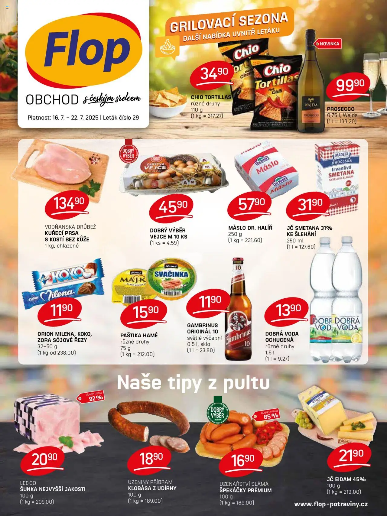 Flop leták - strana 1- platný od 16.07.2025