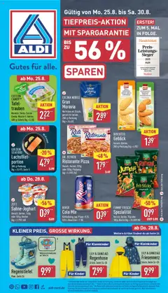 Vorschau Aldi Prospekt 	 gültig ab 25.08.2025