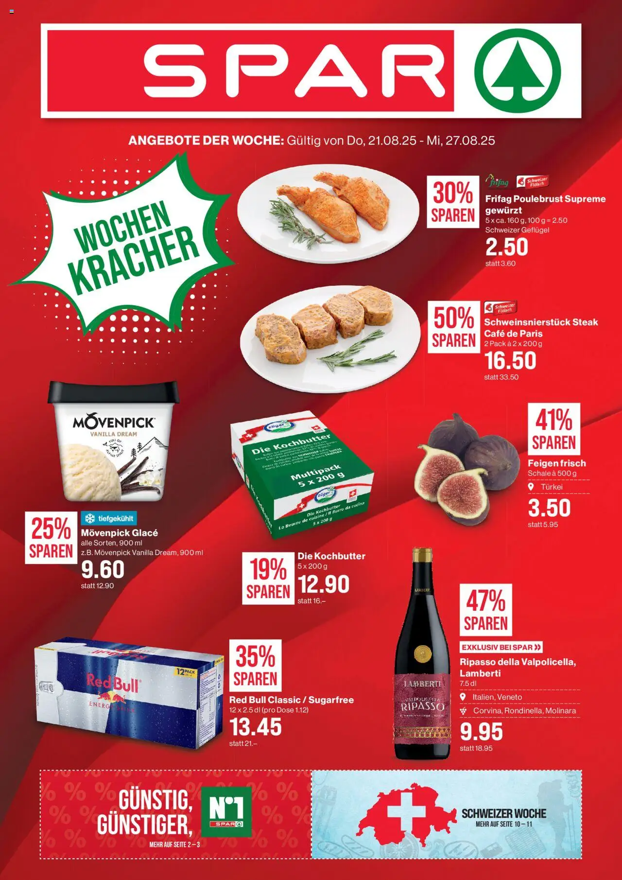 SPAR Aktionen - Seite 1- gültig ab 21.08.2025