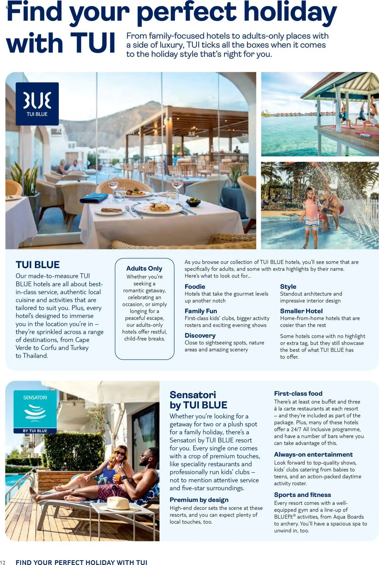 TUI - Best for Families - page 12- valid from 01/05/2025