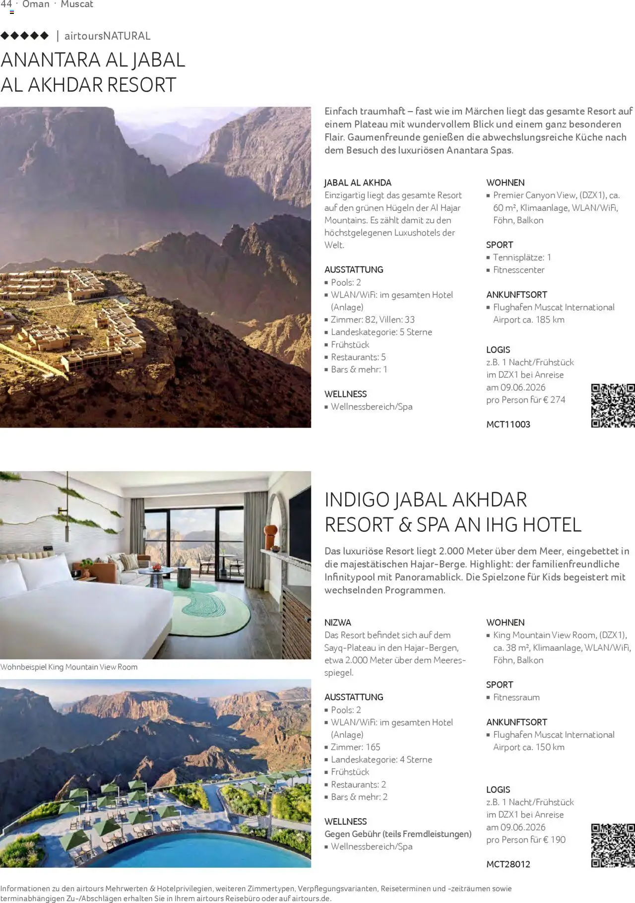 TUI airtours Katalog  Erstklassige Fernreisen 2025/26 - Seite 44 - gültig ab 01.11.2025