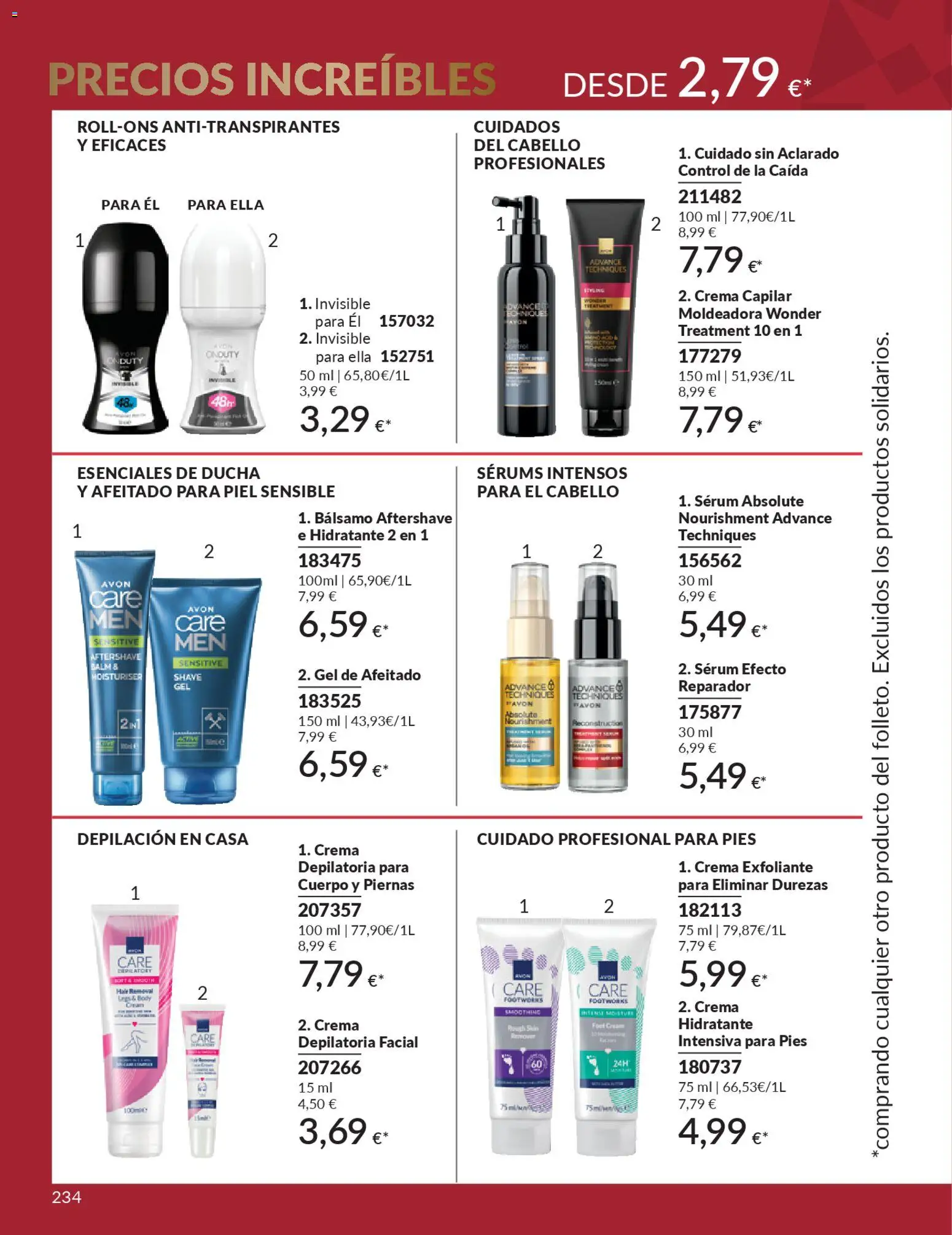 Catálogo AVON campaña 12 - Página de 234 - Válido desde 01/12/2025