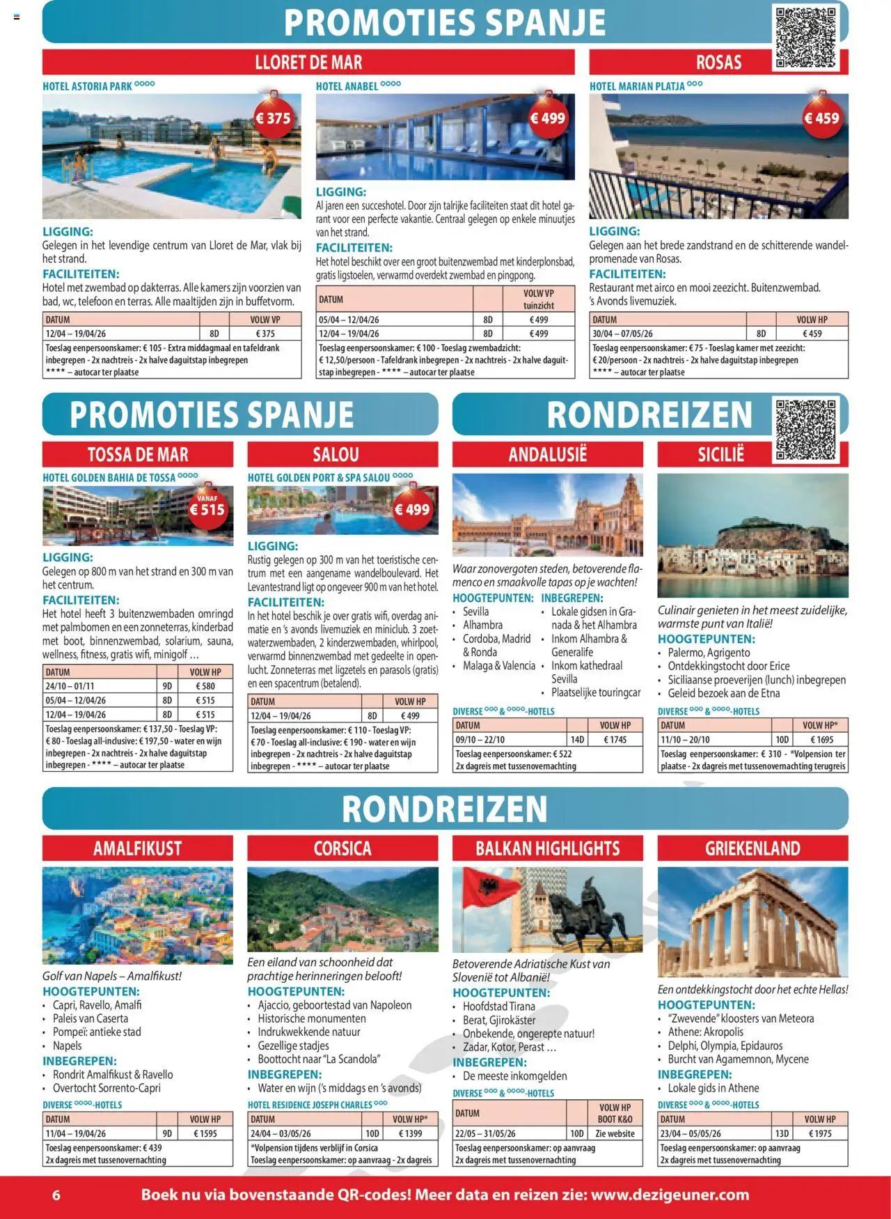 De ZigeunerNajaars- en voorjaarsbrochure 2025 - 2026 - page 6- valid from 15/09/2025
