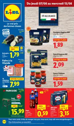 Aperçu LIDL catalogue semaine 31 valable à partir du 07/08/2025