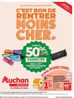 Aperçu Auchan - C'est bon de rentrer moins cher valable à partir du 12/08/2025