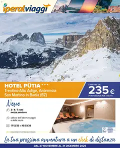 Anteprima Iperal Viaggi catalogo valida dal 27/11/2025