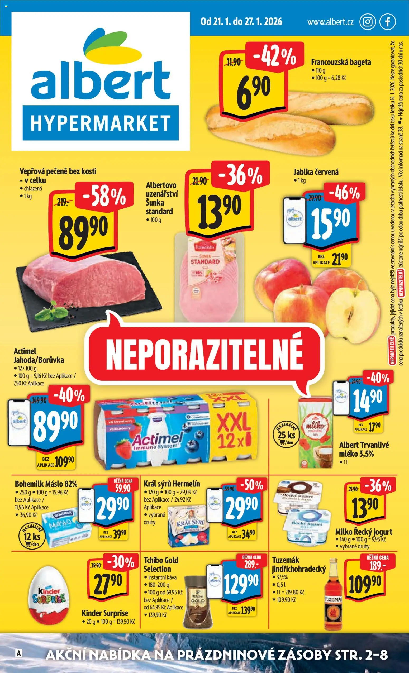 Albert leták - Hypermarket - strana 1- platný od 21.01.2026