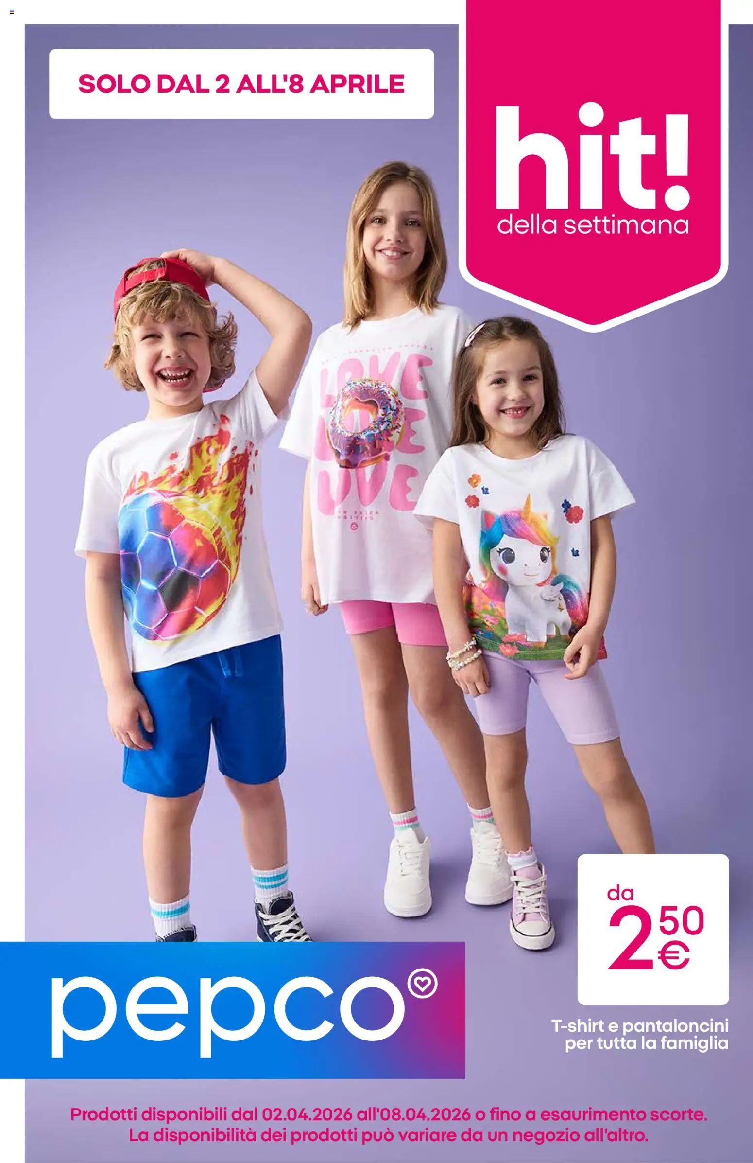 Pepco volantino - pagina 1 - valido dal 02/04/2026