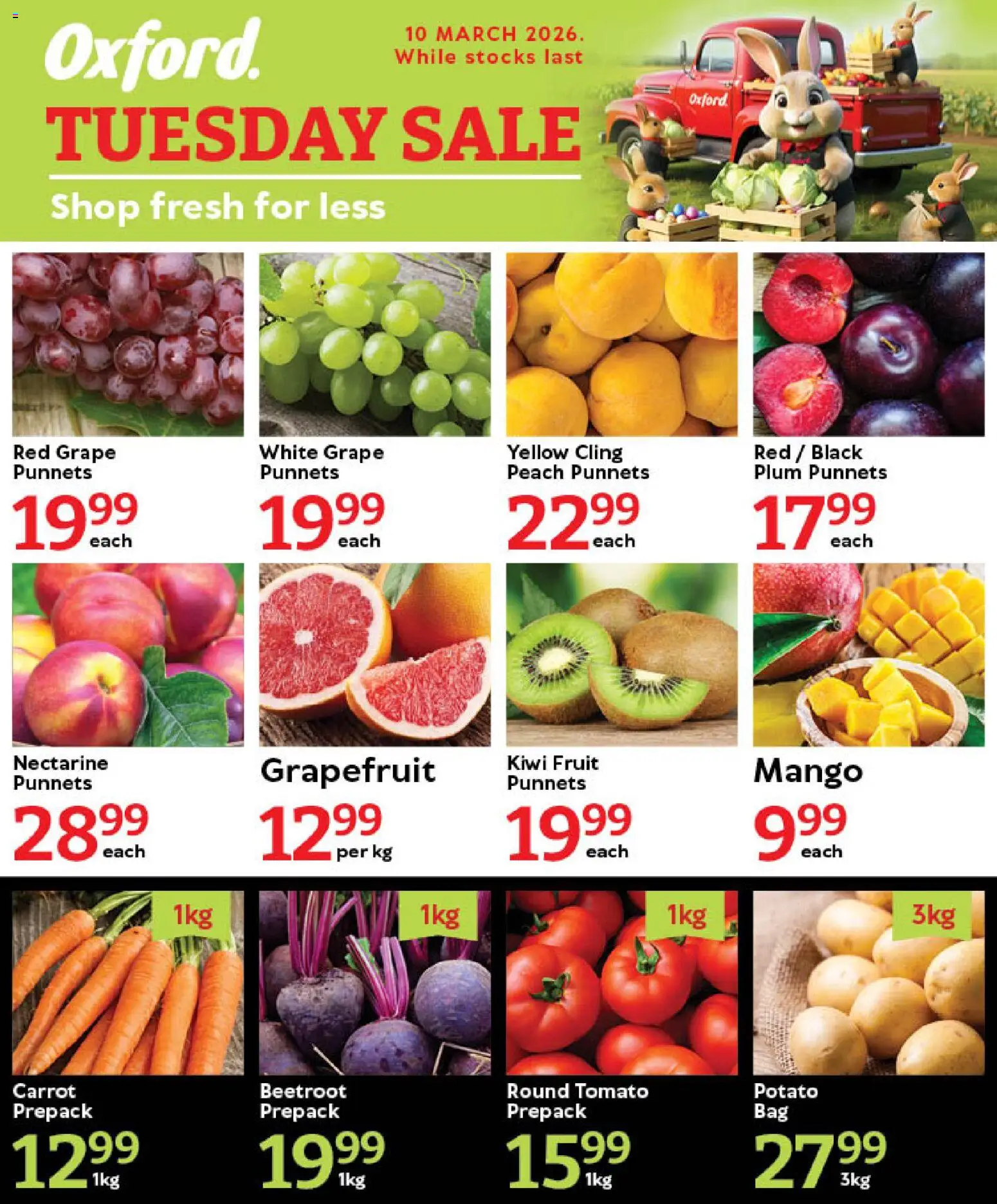 Oxford Freshmarket Tuesday Sale - page 1- valid from 10/03/2026