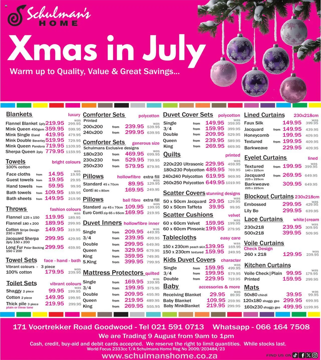 Schulman's Home Specials - page 1- valid from 24/07/2025