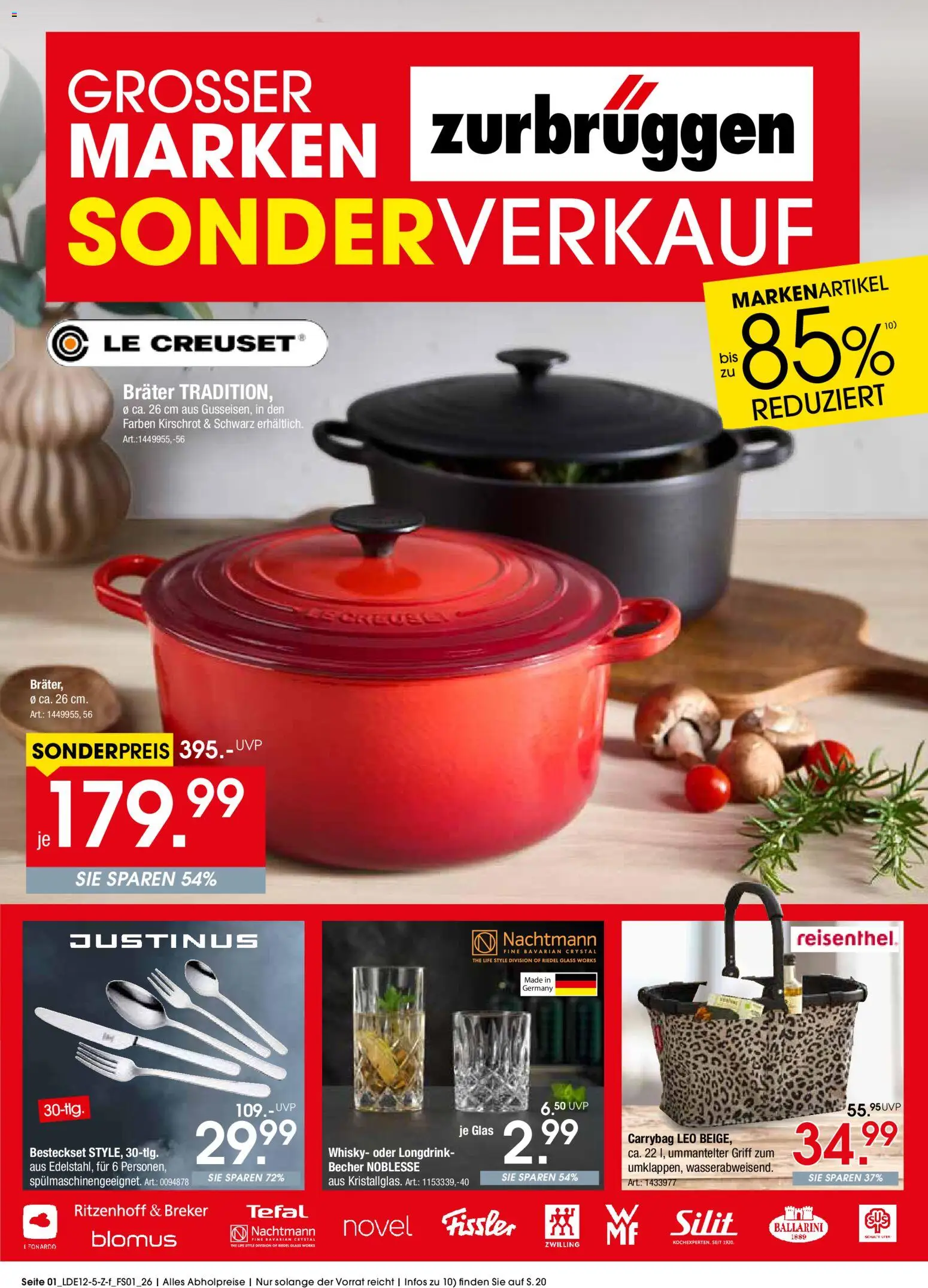 Zurbrüggen Marken-Sonderverkauf - Seite 1 - gültig ab 06.12.2025