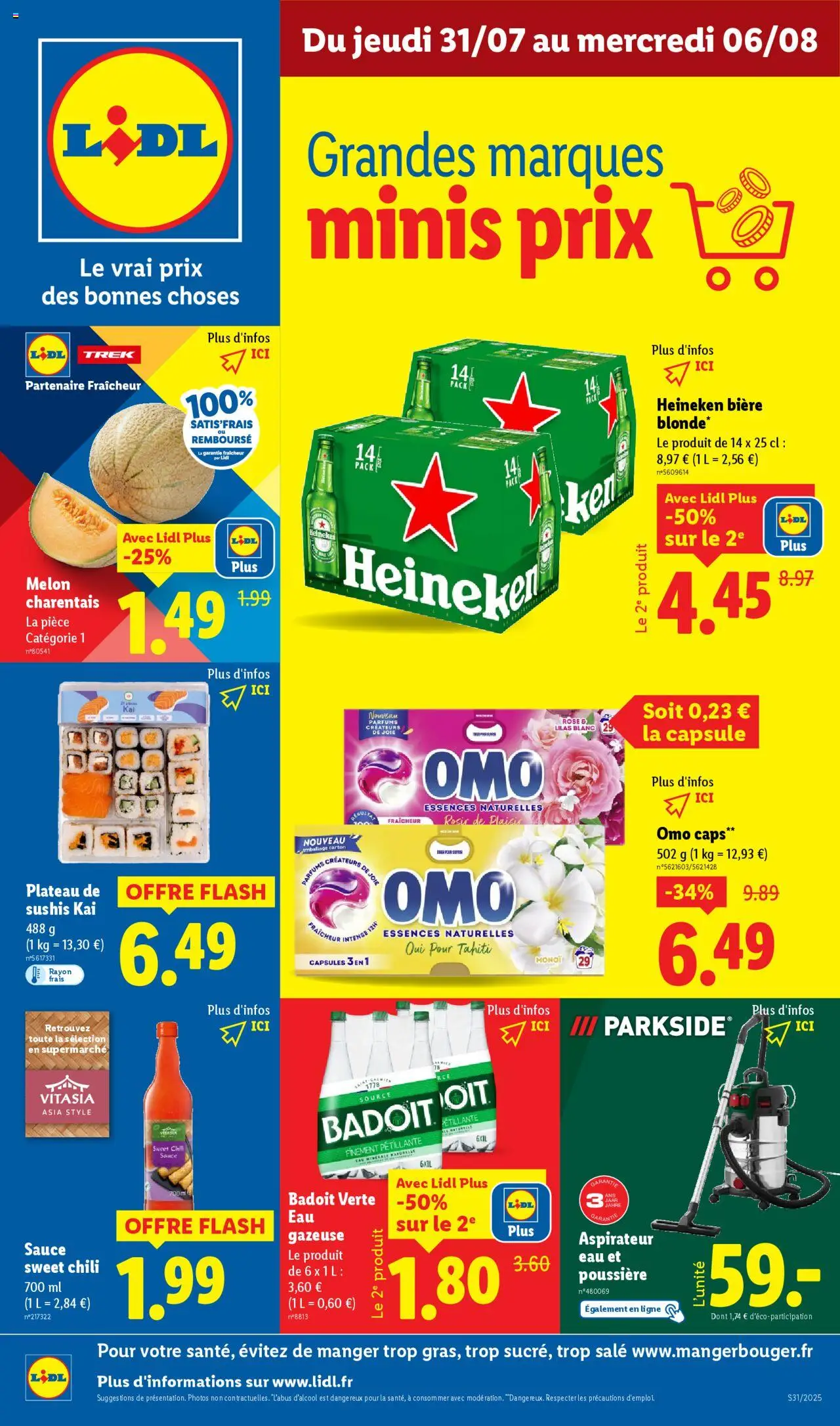 LIDL catalogue semaine 30 - page 1 - valable à partir du 31/07/2025