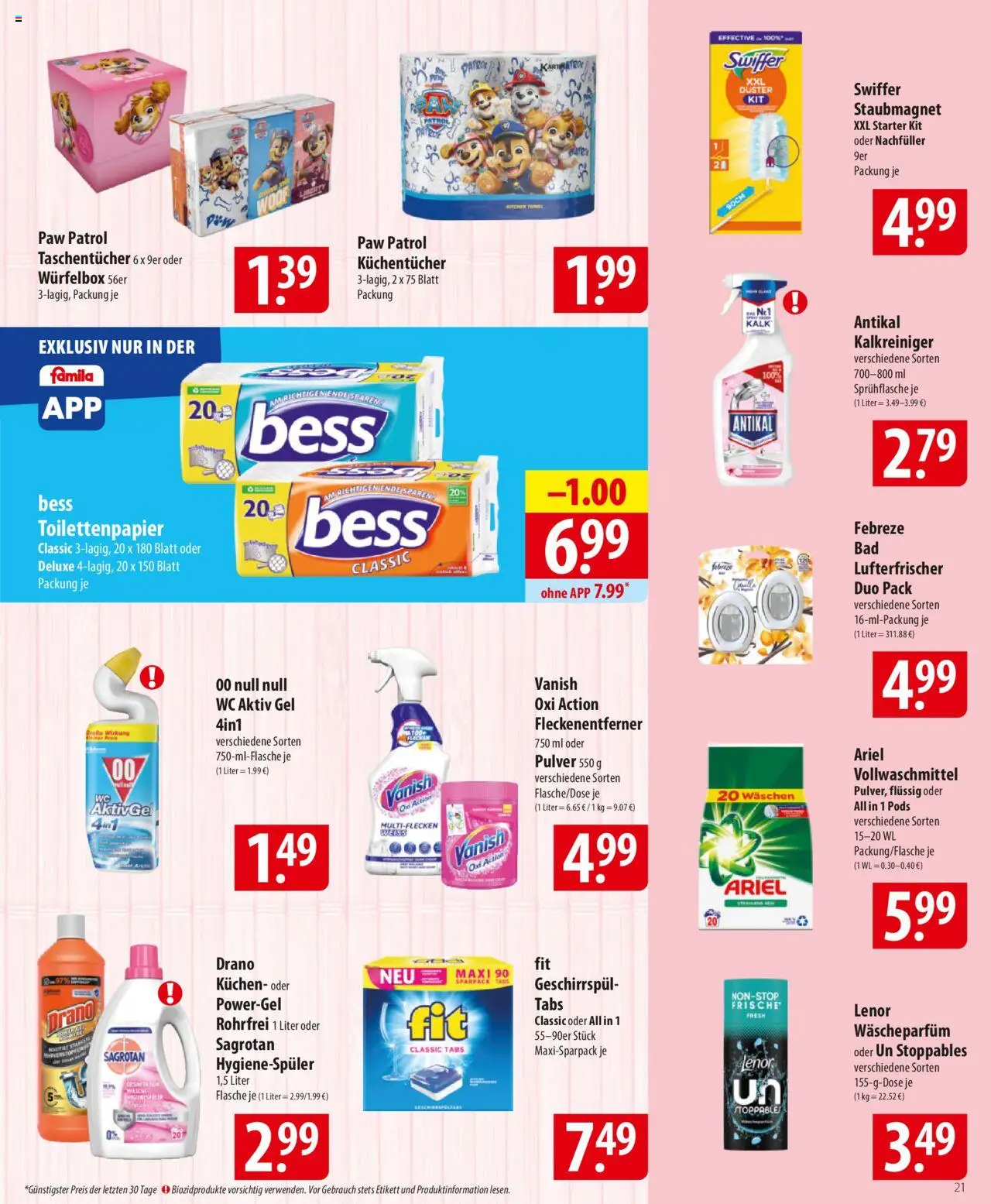 Famila Prospekt 	 - Seite 21 - gültig ab 21.07.2025