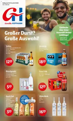 Vorschau Getränke Hoffmann Prospekt gültig ab 21.07.2025