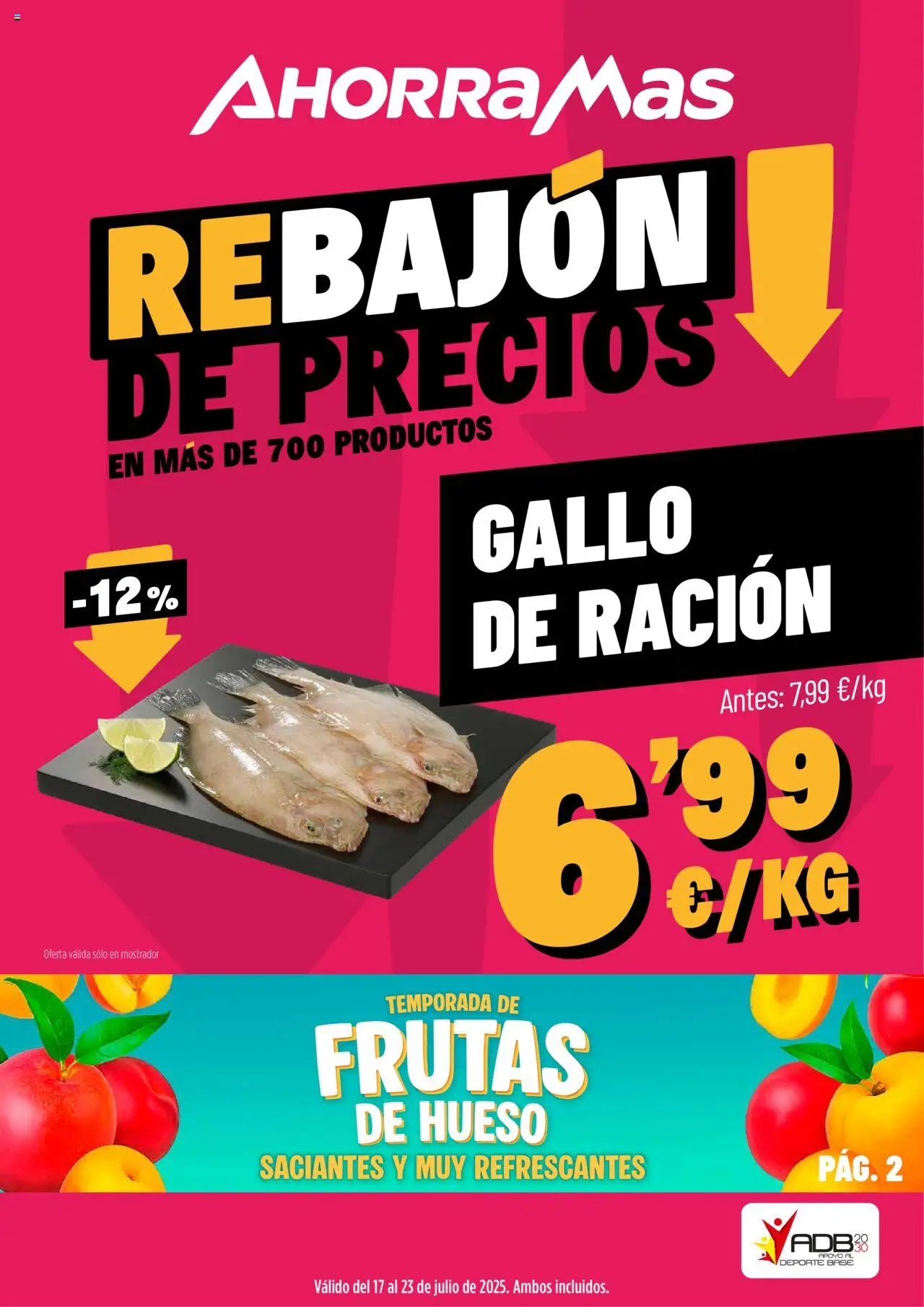 AhorraMas folleto - Página de 1 - Válido desde 17/07/2025