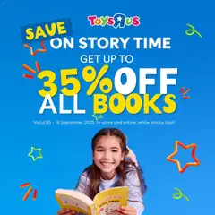 Preview Toys R Us Literacy Week valid from 08/09/2025