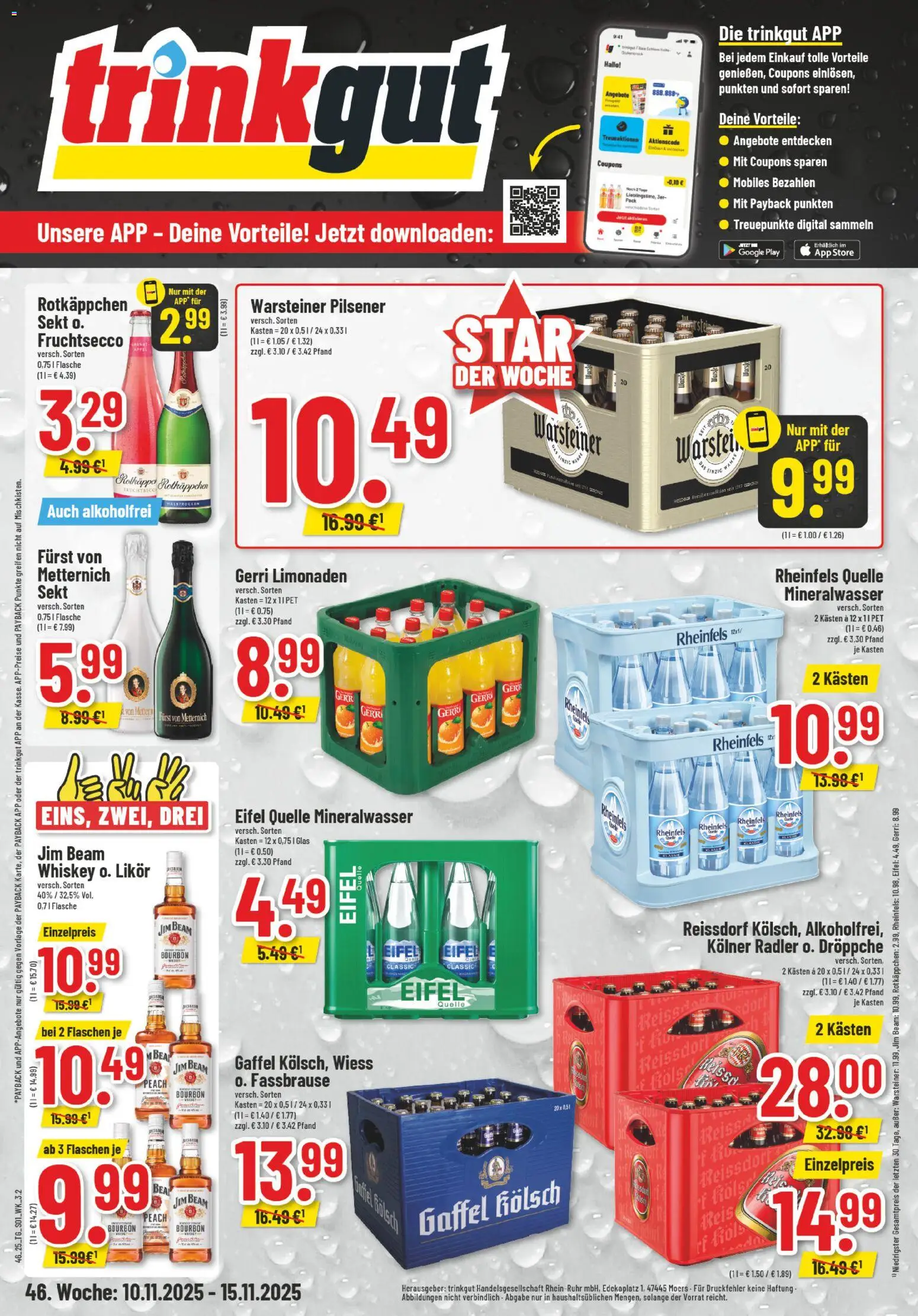 Trinkgut Prospekt - Seite 1 - gültig ab 10.11.2025