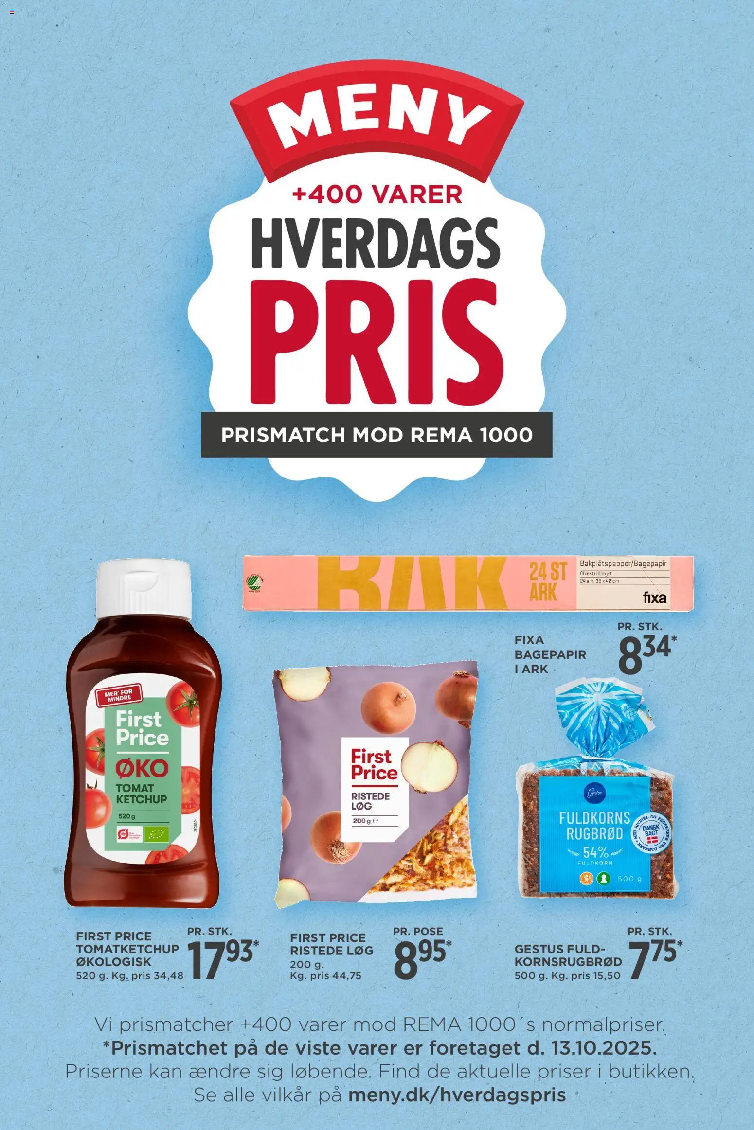 Meny - Hverdagspris U44 - side 1- gyldig fra 27/10/2025