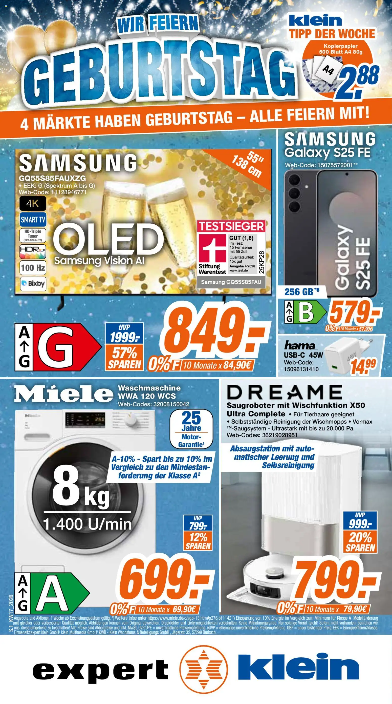 Expert Prospekt - Seite 1 - gültig ab 18.04.2026