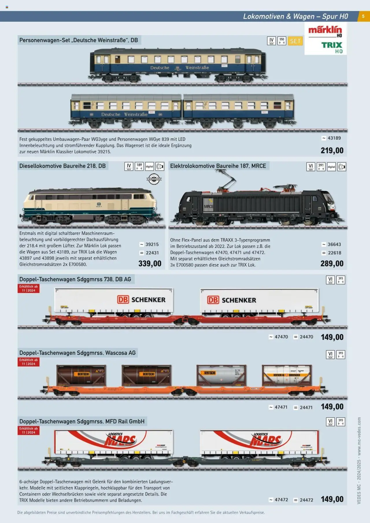 Vedes MC Katalog 2024  - Seite 5 - gültig ab 23.09.2024