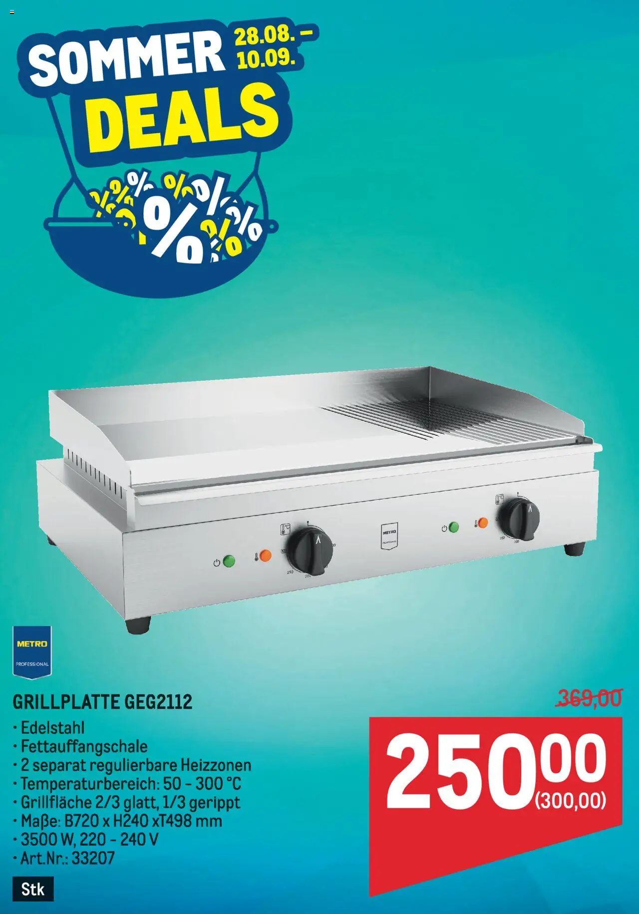 Metro  Sommerdeal Grillplatte - Seite 1- gültig ab 28.08.2025