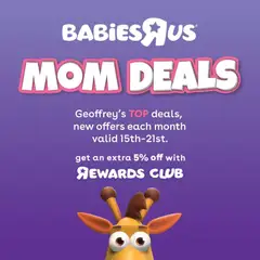 Preview Babies R Us Mom Deals valid from 15/11/2025