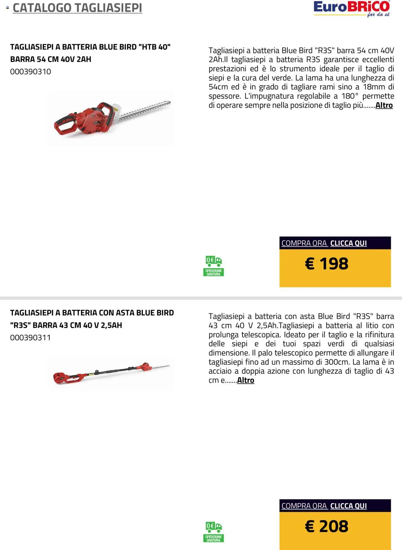 Eurobrico Tagliasiepi catalogo - pagina 10 - valido dal 23/07/2025