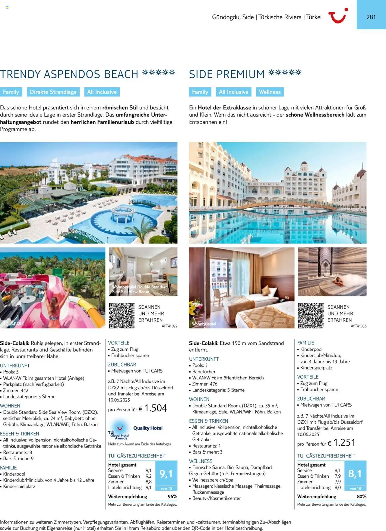 TUI  Südeuropa & Nordafrika 2025/26 - Seite 281 - gültig ab 01.01.2025