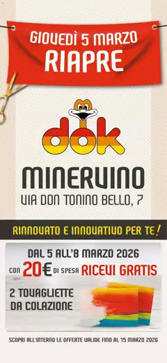 Anteprima DOK volantino Minervino Murge valida dal 05/03/2026