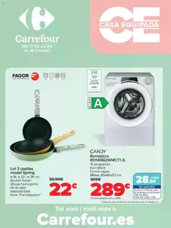 Vista previa del folleto Carrefour Equipa tu vivienda válido desde 17/07/2025