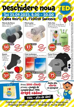 Catalog TEDi - Suceava valabil de la 25.09.2025