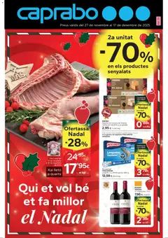 Vista previa del folleto Caprabo folleto válido desde 27/11/2025