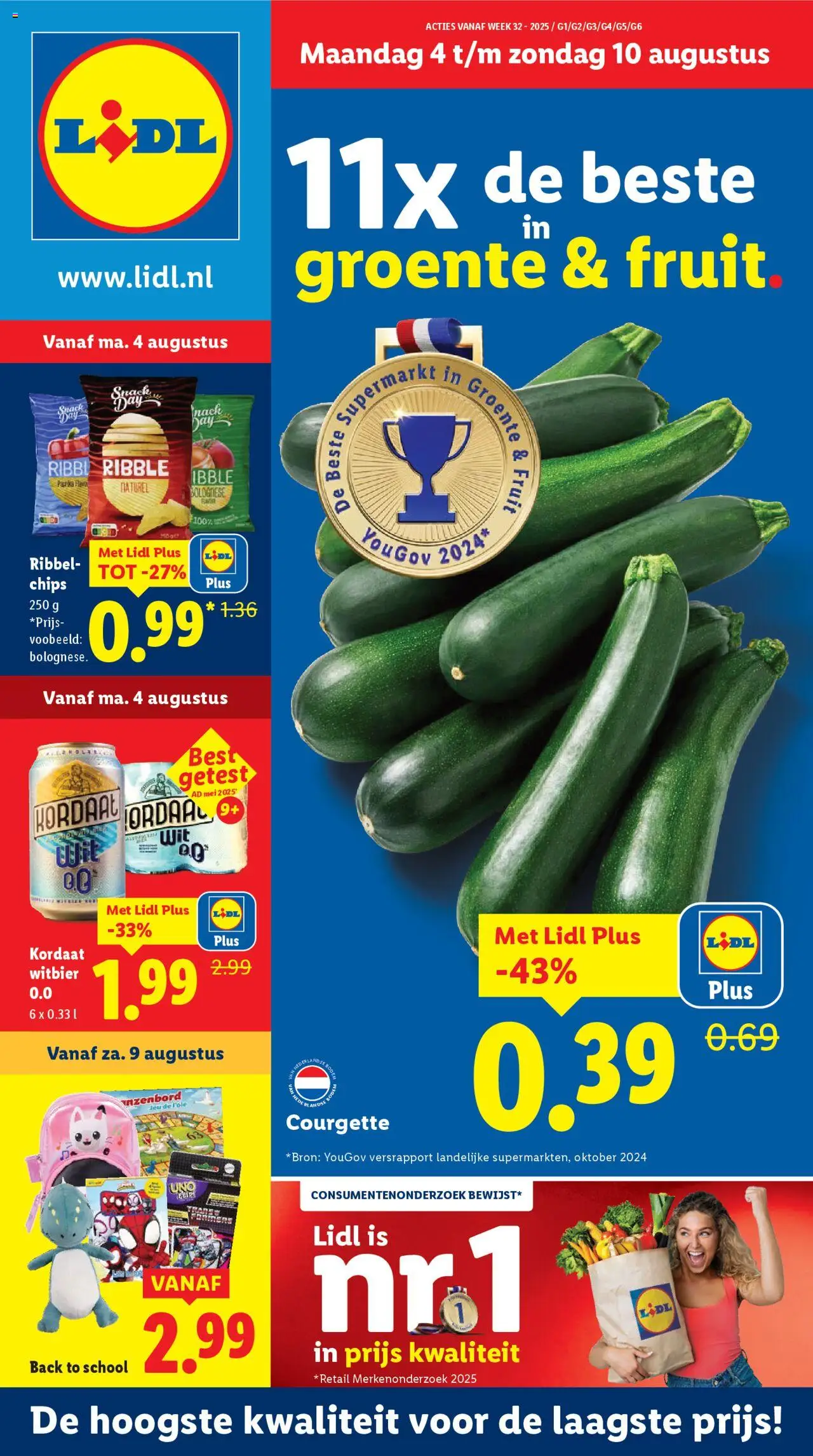 Lidl - Folder week 32 - pagina 1- geldig vanaf 04-08-2025