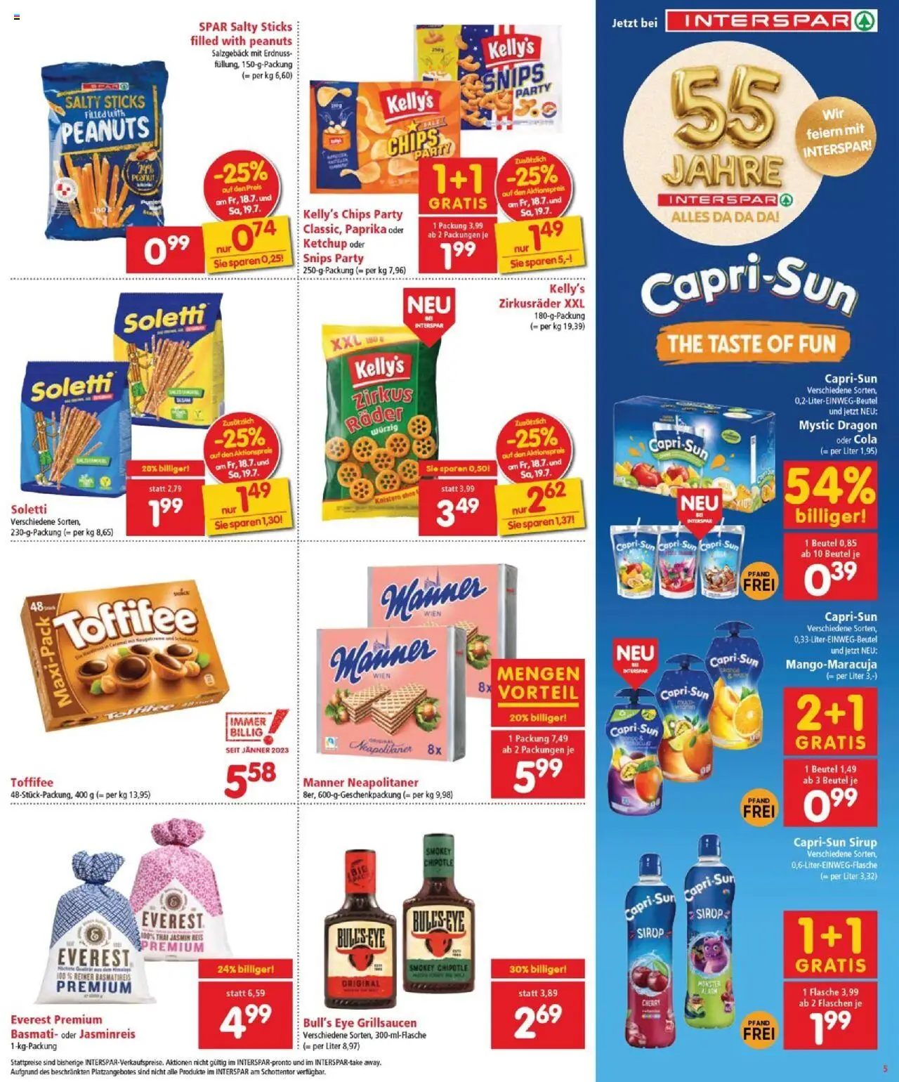 Interspar Flugblatt - Burgenland  - Seite 5- gültig ab 15.07.2025