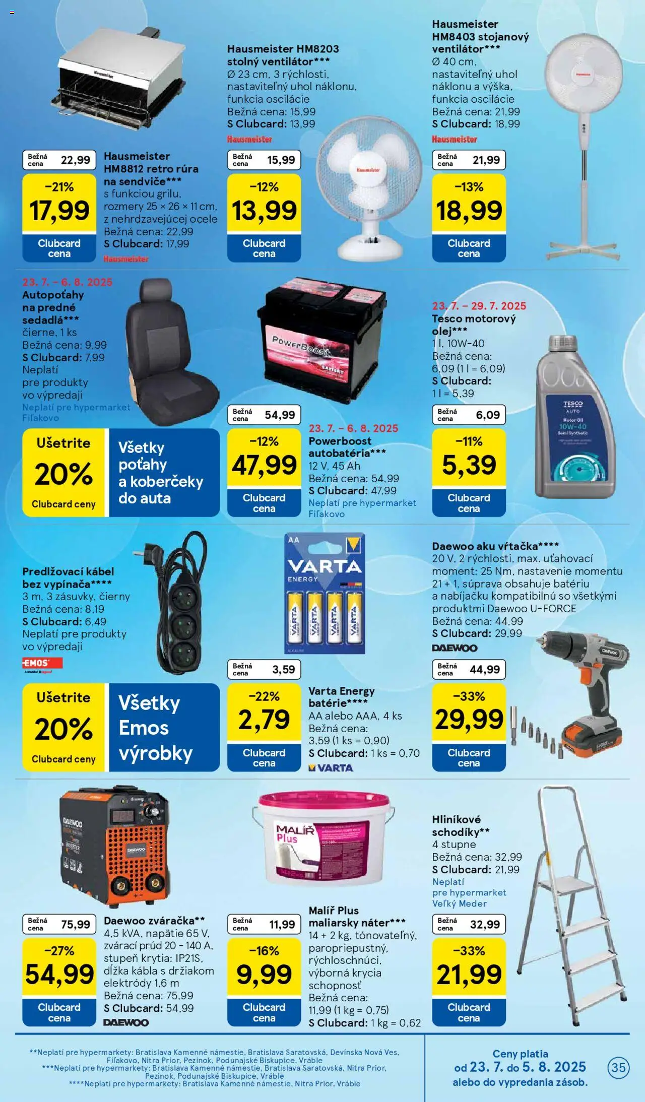 Tesco Hypermarket - leták - strana 35- platný od 23.07.2025