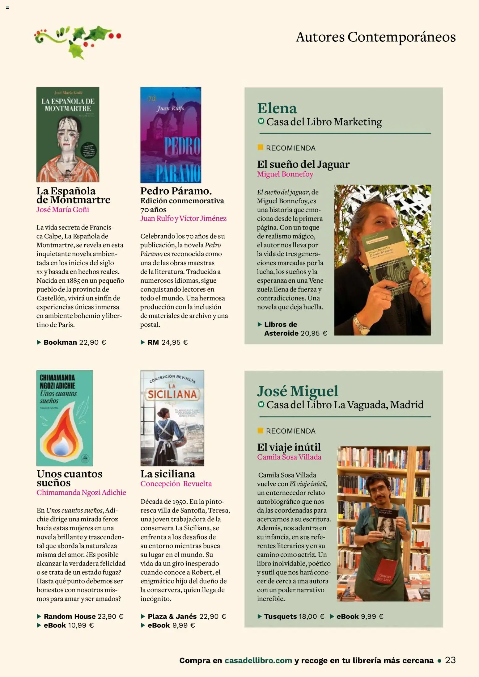 Casa del libro folleto - Página de 23 - Válido desde 01/11/2025