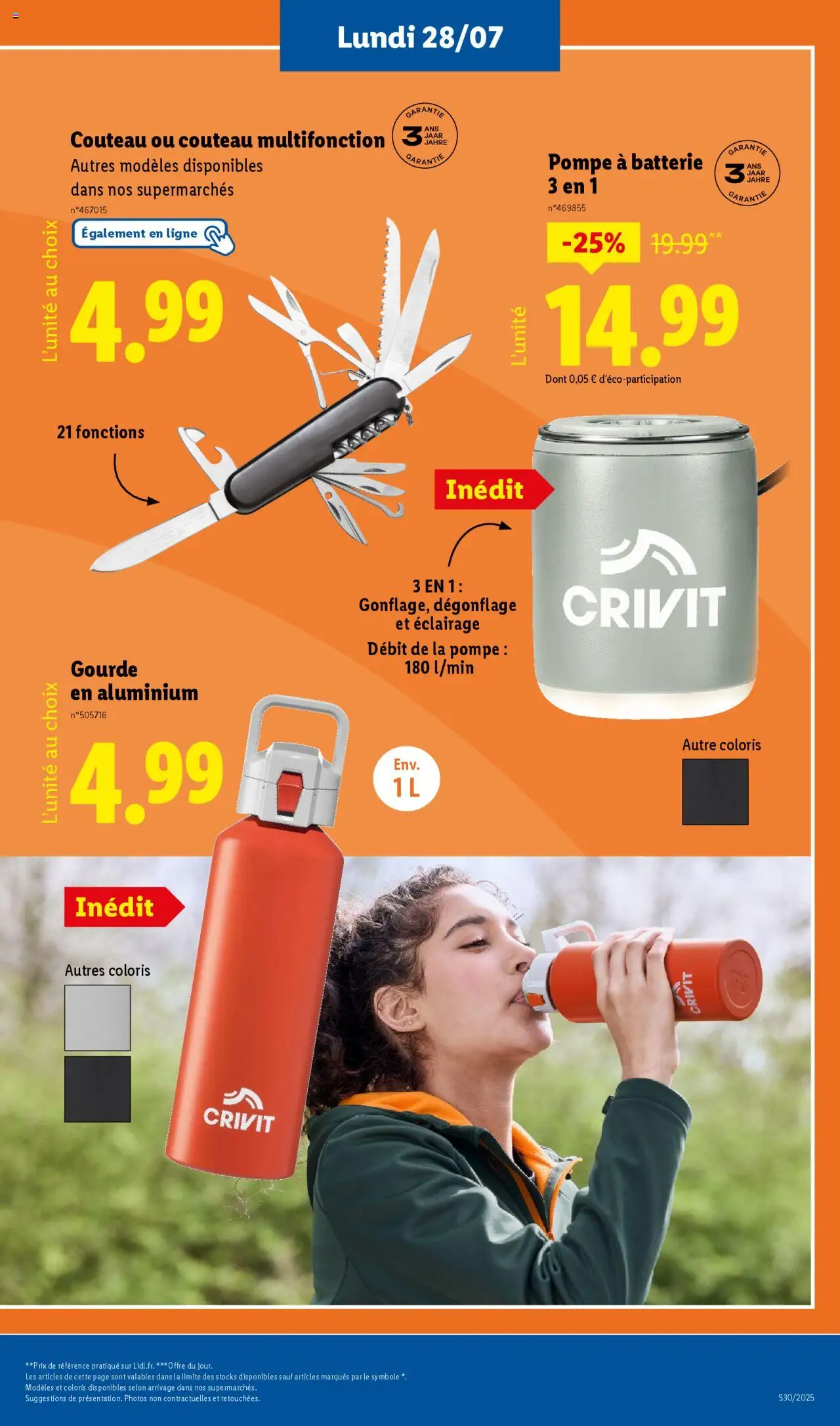 LIDL catalogue semaine 29 - page 55 - valable à partir du 24/07/2025