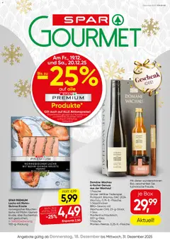 Vorschau SPAR Gourmet Flugblatt gültig ab 18.12.2025