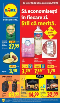 Catalog Lidl valabil de la 02.03.2026
