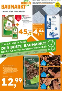 Vorschau Globus Baumarkt Prospekt 	 gültig ab 18.08.2025