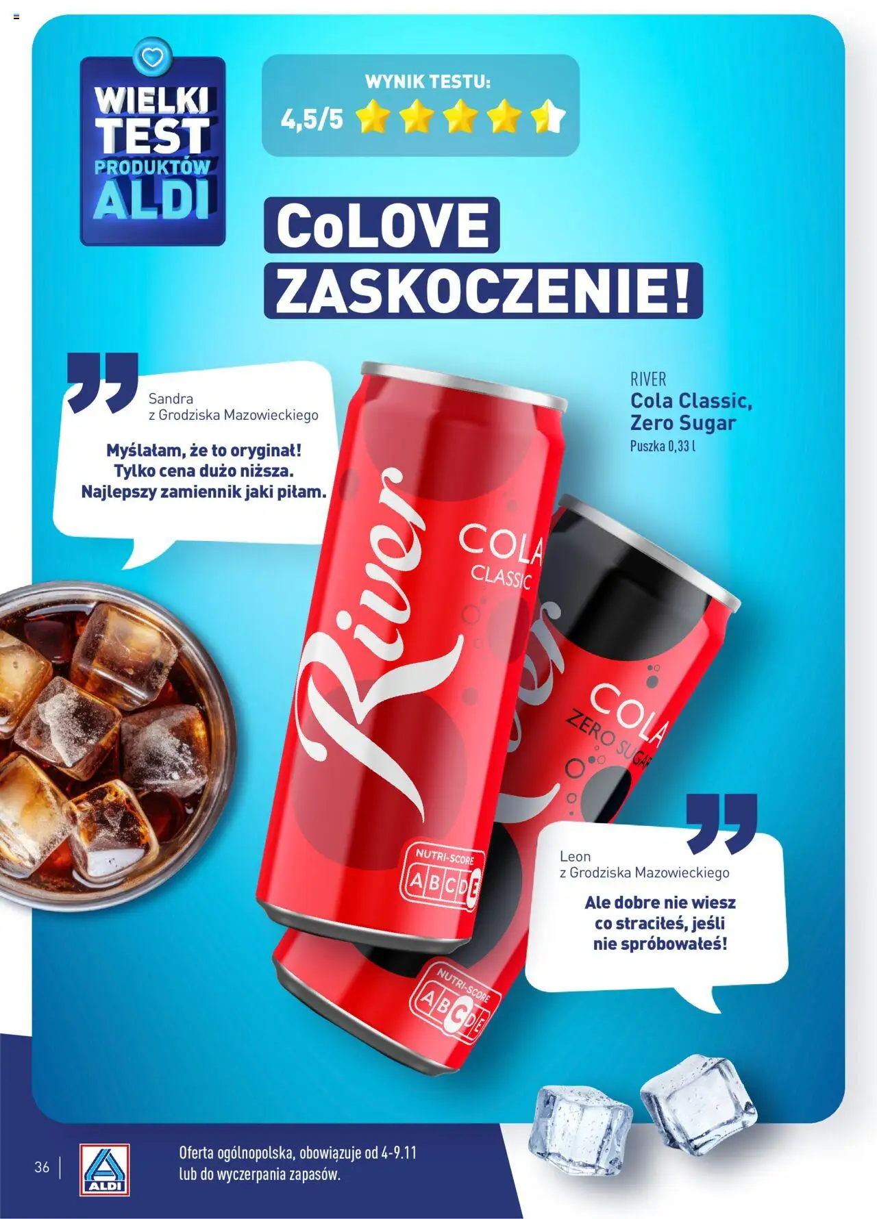 Aldi Gazetka - Wielki test - strona 36- ważny od 04.11.2024