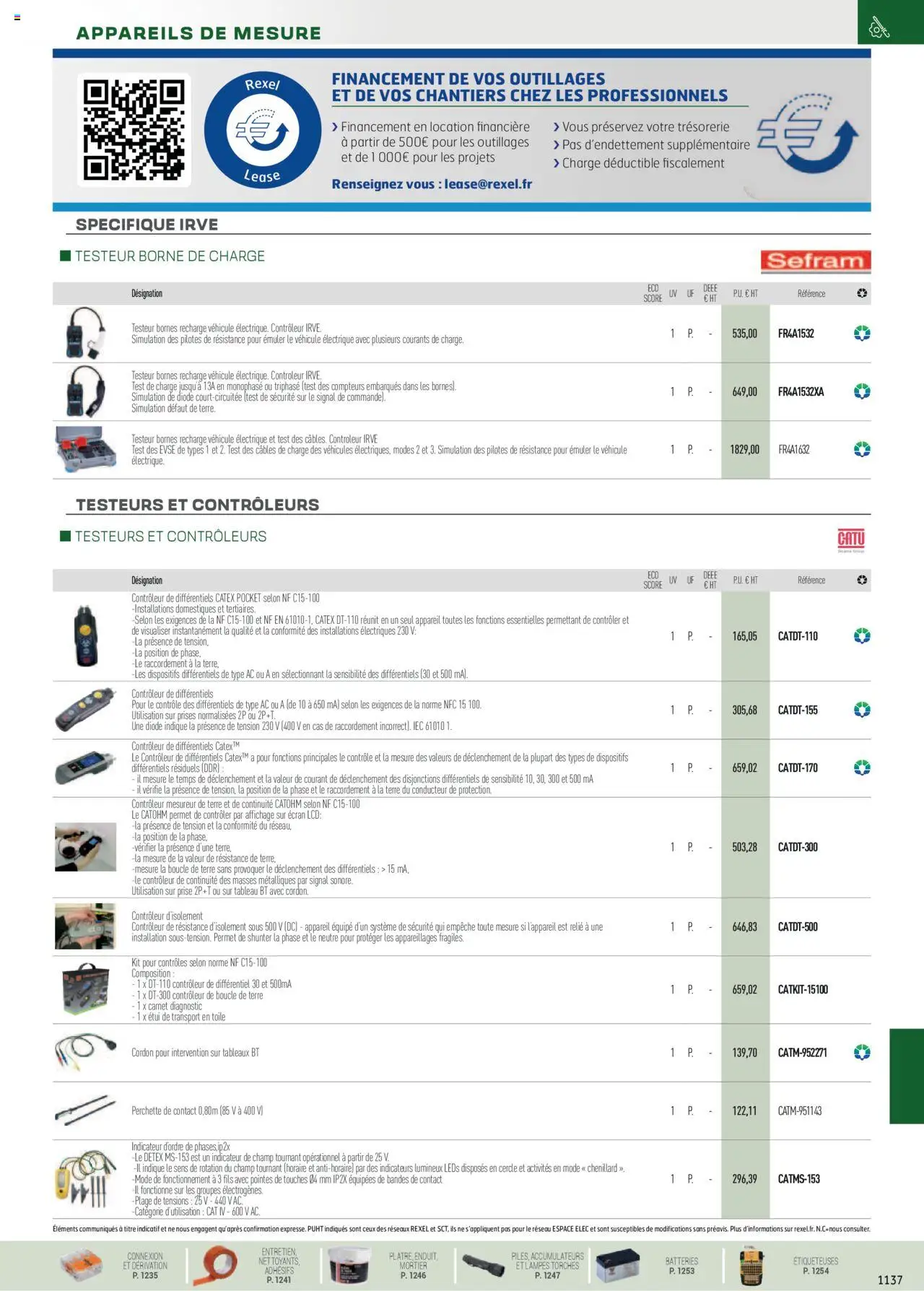 Rexel EPI, mesure, outillage, fixations et consommables - page 11 - valable à partir du 01/12/2024