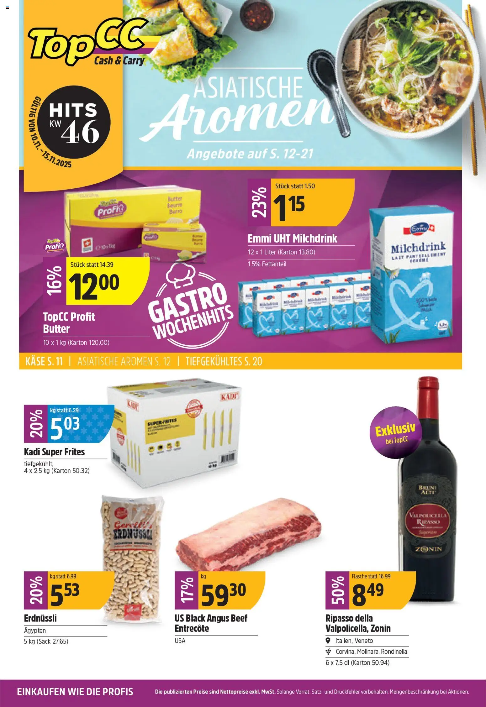 TopCC Aktionen - Seite 1- gültig ab 10.11.2025
