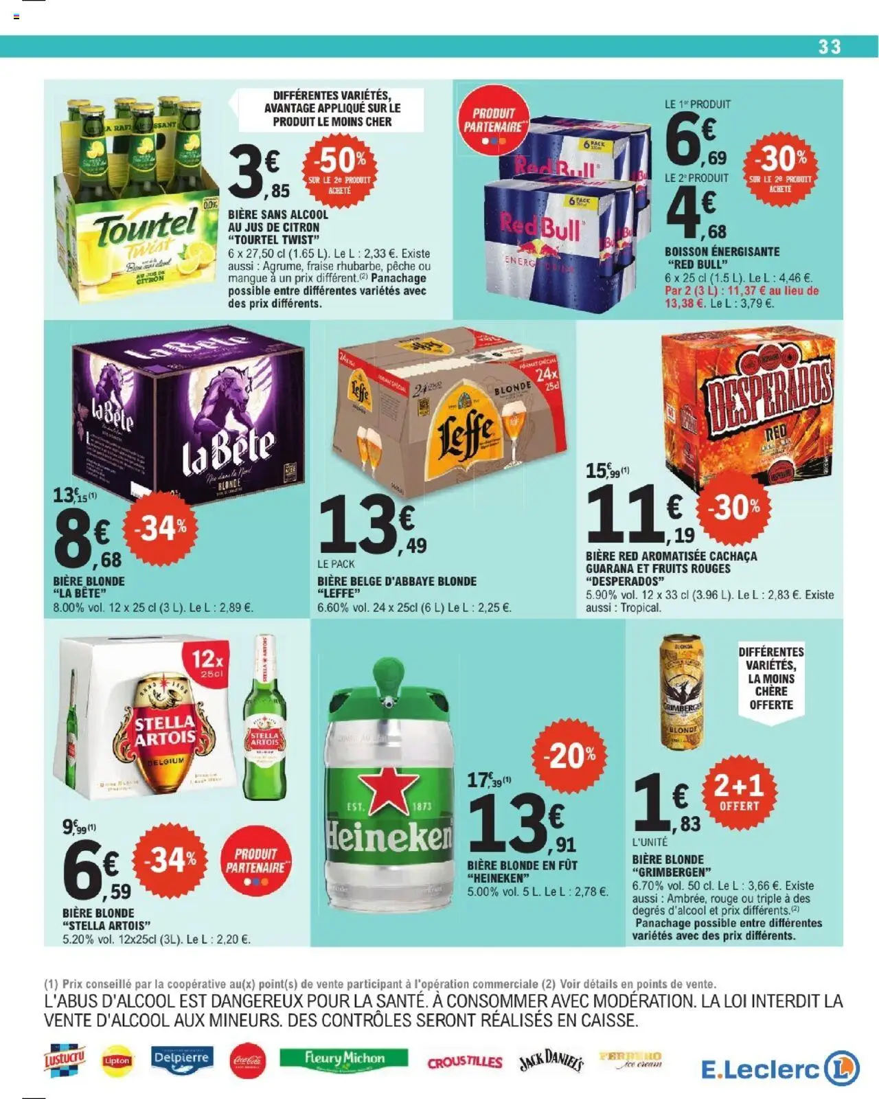 E.Leclerc catalogue semaine 29 - page 33 - valable à partir du 15/07/2025