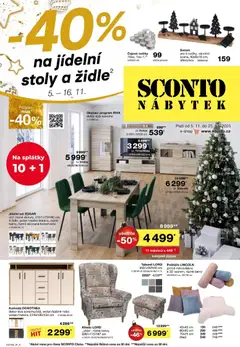 Náhled Sconto nábytek leták platný od 05.11.2025