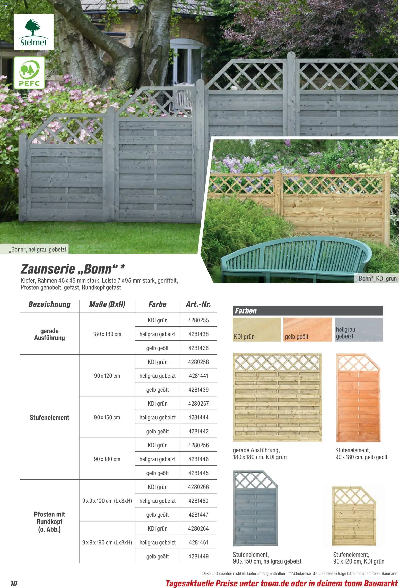 Toom Baumarkt Zäune & Sichtschutz 2026 - Seite 10 - gültig ab 20.02.2026