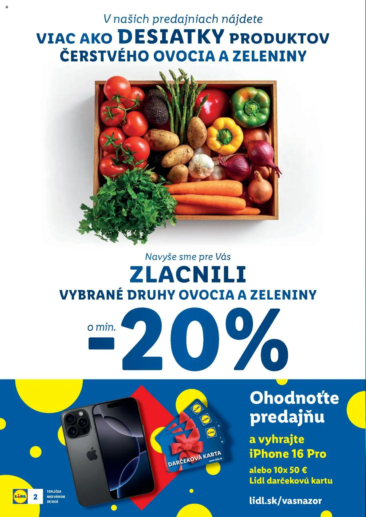 Lidl nová predajňa v Tepličke nad Váhom - strana 2- platný od 14.07.2025